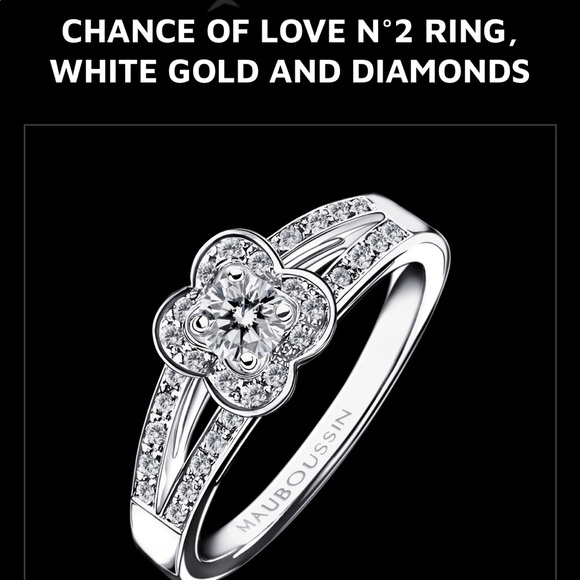 MAUBOUSSIN Chance of Love diamond ring & studs set - Picture 9 of 13